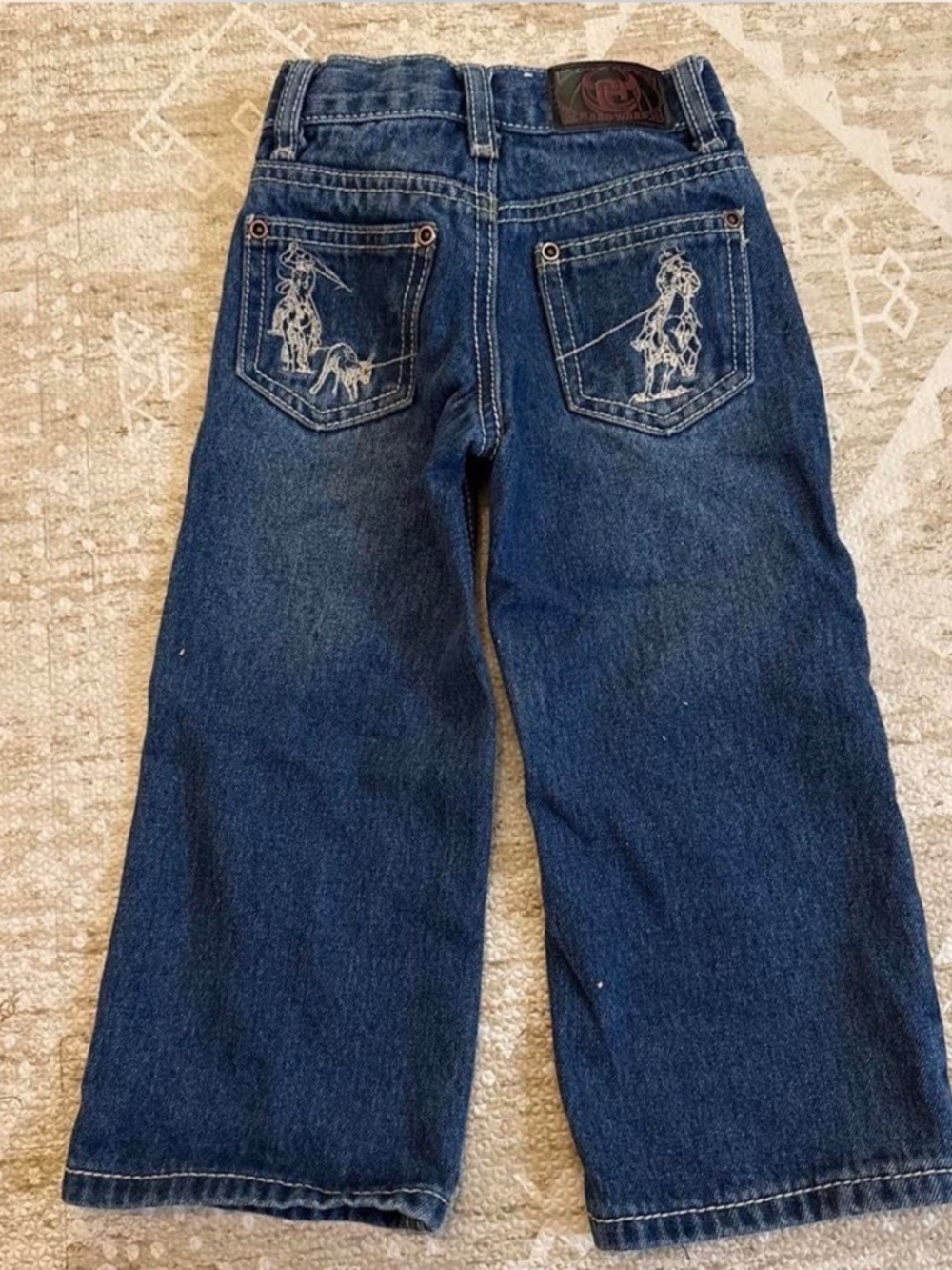 Embroidered Pocket 2T Jeans